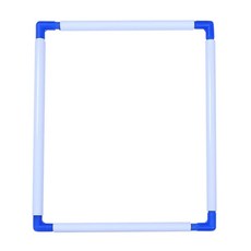 TEHAUX 클립 자수 프레임 휴대용 플라스틱 사각 십자수 후프 35x45cm 바느질 및 퀼팅 공예 프로젝트 랜덤 색상, TEHAUX 클립 자수 프레임 휴대용 플라스틱 사각 십