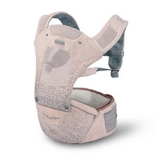 @企鵝寶貝@ 酷咕鴨 KUKU PLUS 充氣墊腰凳揹帶 寶寶 背巾 新生兒 嬰兒 嬰兒護頸背帶 寶寶腰凳 背帶, 魅力粉