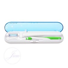 로즈밀 휴대용 칫솔살균기 블루 1인용 여행용칫솔살균기 휴대용칫솔케이스