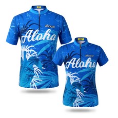 입은듯 안입은듯 볼링의류 ZST-1007/2007 알로하BL 블루 클럽 단체티 커스텀 주문제작 티셔츠