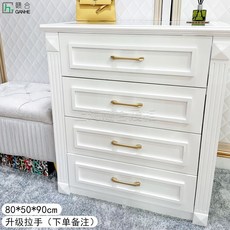 定製烤漆歐式多層中島衣帽間 家用收納櫥櫃 服裝店珠寶首飾展示櫃 高端, 定製單抽單面升級拉手80*50*90