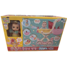 콩순이 밀고가면 노래하는 콩콩이 인형 + 유모차 세트, 혼합색상, 1세트