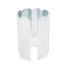단접이식 휴대용 버너 바람막이 캠핑 가스 가림막 60cm, 1세트, 실버