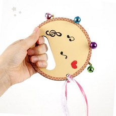 탬버린 만들기 재료 어린이 악기놀이 유치원 음악수업 창의력발달 손놀림향상, 1개, 상세페이지 참조