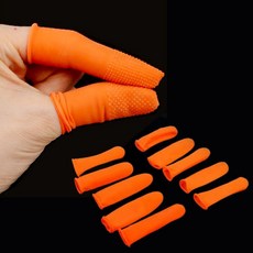 손가락골무 사무용 고무 손가락 보호 골무 장갑 10P