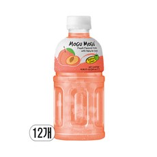 모구모구 리치 & 복숭아맛 주스, 320ml, 12개