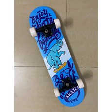 dbh 藍象滑板 7.25 吋 兒童尺寸 4.0 配置 雙空橋 全新已組裝, 如圖所示, 1個