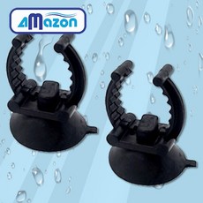 다팜아쿠아 아마존 3파이 히터 전용 손 쉬운 교체 유리 수조 벽면 흡착 고무 큐방 2개입 1봉, 1개