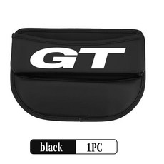 파일럿 차량용 시트 틈새 가죽 지갑 휴대폰 신분증 수납함, 1개, 2. black-1PCS