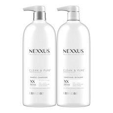 단백질 융합 헤어 케어 실리콘 및 파라벤 프리가 포함된 넥서스 깨끗하고 순수한 클리어링 샴푸 33.8온스, 1개