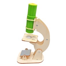 嗨購 科學實驗自製顯微鏡兒童手工拼裝物理實驗材料包科技小製作玩具, 1個, 顯微鏡