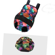 펫 앞가방 대형 무지개 애견이동가방