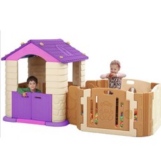 아지트 테이블 베이비룸 미끄럼틀 바이올렛 여아장난감 집