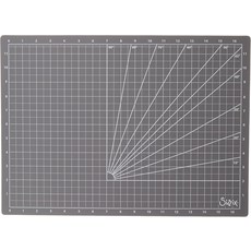 스크랩북 카드 제작 종이 공예 홈 데코 및 DIY 프로젝트 그레이 원 사이즈 멀티 컬러 그리드가 포함된 Sizzix 대형 커팅 매트
