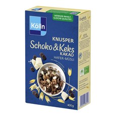 퀼른 오트 크리스피 초코&코코아비스킷 뮤즐리 시리얼 400g, 500g, 1개
