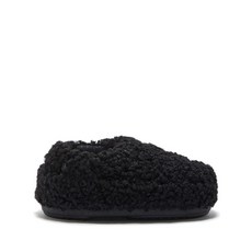 문부츠 페이크 컬리 퍼 슬립온