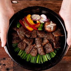 국내산 한돈 양념 돼지갈비, 2개, 300g