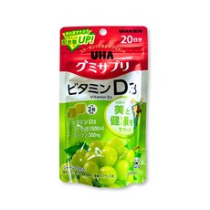 UHA 味覺糖 維他命D3 營養軟糖 維生素D 營養補充軟糖 日曬不足適用, 1個, 維他命D3軟糖, 40顆
