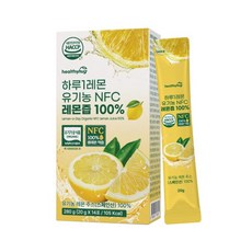 간편한 하루 1레몬 유기농 NFC 착즙 레몬즙 20g 14포, 280g, 1개