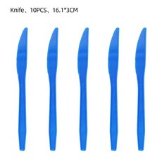 鬼滅之刃 新款鬼滅之刃主題兒童生日派對餐具一次性紙盤紙杯紙巾裝飾套裝, 刀10個, 1個