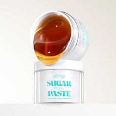 Allongs 슈가 왁스 제모 키트 초보자 친화적인 가정용 설탕 스트립 유무에 관계없이 사용 열 없음 얼굴 팔 다리 겨드랑이 및 비키니 올리브 영을 위한 살롱 개발, Allongs 슈가 왁스 제모 키트, 초보자 친화적인