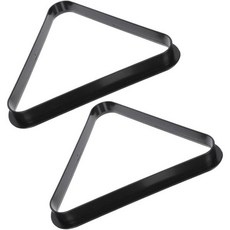 당구 삼각대 큐 삼각형 고정대 가나조노 당구공 삼각 랙 경량 티크제 미니 당구대용 컴팩트 사이즈 초보자용 액세서리 2개 세트