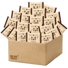 찹쌀 누룽지 과자 무가당 더 건강한 고소한맛 소분 개별포장, 20개