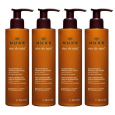 [2+2] 눅스 레브 드 미엘 클렌징 앤 메이크업 리무빙 젤, 200ml, 4개