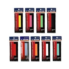 VICTOR 勝利 GR233 網球拍握把布 吸汗防滑 舒適耐用 多色可選, 1入, 白