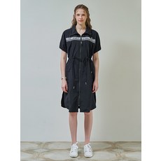 플레이블 P_LABEL 로고 자가드 테이프 원피스형 점퍼 MW4MM125