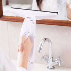 세인트리빙 쓱퀴지 전동 스퀴지 무선 욕실 화장실 물기 제거 유리창 닦이, 쓱퀴지 화이트, 1개