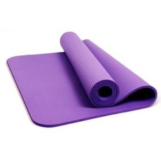 딜하우스 요가 매트 두툼한 초보자 와이드 롱 남녀 댄스 매트 미끄럼 방지, 1개, 퍼플