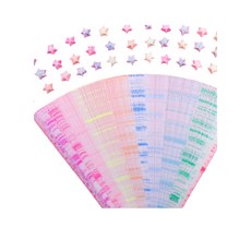 더쏠 야광 별 종이 접기, 540매, 혼합색상