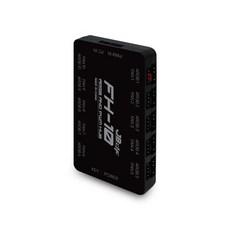 JBCNC FH-10 ARGB AND PWM HUB ARGB 3핀 팬 컨트롤러, 1개, 블랙