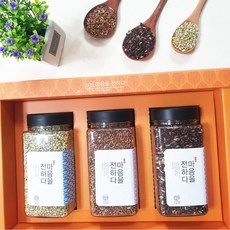 잡곡세트 / 우리쌀로 만든 유색 혼합미 선물세트 2호 흑미/녹미/적미 각 450g 1세트