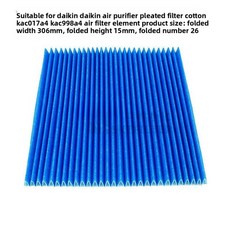 공기 청정기 HEPA 필터 Daikin KAFP080B4 KAC017A4 교체 먼지 청소 일본과 호환 가능, [01] KAC998A4