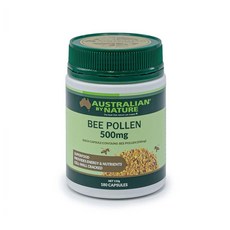 Australian by Nature Bee Pollen 오스트레일리안 바이 네이쳐 비폴렌 꿀벌 화분 500mg 180정, 1개