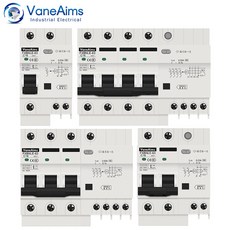 VaneAims-RCBO RCD 30mA 잔류 전류 회로 차단기 AC230V/AC400V 과전류 보호 포함 6/10/16/20/25/32/40/50, 04 32A  **32A 전류**, 04 1P N