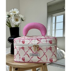 패션스타트 P1805 사각 손잡이 화장품 파우치 메이크업 여행용 멀티백 패턴 도안 옷본 패턴인, 1개, 혼합