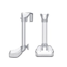 WIDE VIEW 亞克力餵食管 魚缸投食餵魚器 21cm透明觀賞餵食工具, 1個