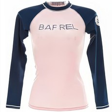 BARREL 防曬泳衣套裝 五件組 長袖比基尼浮潛衣, 粉