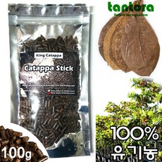 탄토라 카타파 스틱 100g / 알몬드잎 농축 펠릿/수족관 어항 수질 영양제 PH 하강 발색강화 약품 질병 구피, 1개