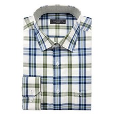 란체티 란체티셔츠 면소재 빅체크 그린 셔츠 (P003768642)