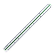 산키스 삼각 스케일 30cm, 단일, 1개