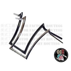 美式工廠 哈雷 883 48 dyna softail XL1200 Rebel500 閃電加粗高把 14-16吋, 1個, 16吋（41㎝）,亮光黒