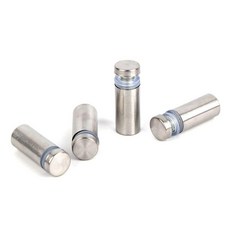 유리액자 4개입 고정 4개입 스텐 아크릴간판 12X30mm, 본상품