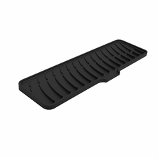 씽굿 실리콘 다용도 주방 욕실 건조대 매트, 블랙, 1개