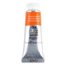 윈저앤뉴튼 프로페셔널 수채화 물감 14ml, 724 Winsor Orange