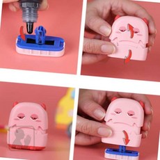 어린이집 유치원 의류 소지품 이름 스탬프 주문제작, 5스탬프세트-레드, 1개