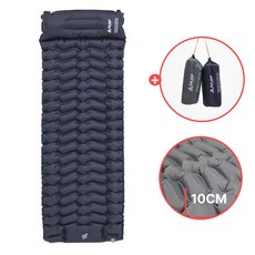 다잡 캠핑매트 에어매트 백패킹 발포 자충 매트 경량 싱글, 네이비블랙